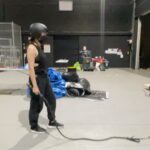Arden Cho Instagram - I hope we get a season 2 & I get to use this whip I learned in stunt training for @avatarnetflix I definitely whipped myself in the head and the helmet was 💯 necessary, thanks for keeping me safe 😘