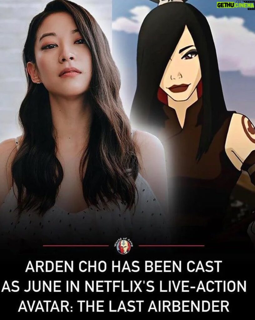 Arden Cho Instagram - Y’all are too sneaky. You guessed it for months but now it’s official! Can’t wait for y’all to see this shirshu riding badass - June is easily one of my favorite characters I’ve ever played! #AvatarTheLastAirBender #netflix