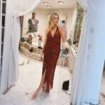 Arielle Vandenberg Instagram - Recently I went to a Grammys party with my sweetie, had a fitting, did a photo shoot for Rel and solved nipple chafing. 🍒🔥🥸