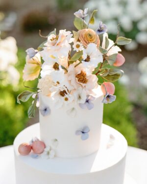 Arielle Vandenberg Instagram - I’ve always dreamed of having an intimate, backyard wedding! And two of our best friends, graciously offered their home! We wanted our wedding to be simple and sweet! And that’s exactly how it was! Bright and delicate flowers sprinkled across the tables. It definitely helped that the entire backyard had white roses in full bloom! (Gods gift saved us thousands of dollars lol). We had a deliciously unique cake that tasted of tres leches and apricot 🤤 (hands down favorite cake I’ve ever had). I’ve always wanted pizza at my wedding, so we hauled a 500 lbs pizza oven into the backyard for fresh amazing pizza! (Should have ate more that night, that’s for sure. 😂) Everyone took home Cutie cookies painted like our favorite girl, Stinky! Love was in the air as the fairy lights above our heads twinkled in the night sky and we danced the night away! ✨

Photos: @christinamcneill 
Video: @whiteinrevery 
Coordinator: @carlyraeweddings 
Dress: @chosenbykyha via @enblanc_la 
Veil: @amsale 
Glam: @afton 
Suit: @paulsmithdesign 
Catering: @madeinitalybistro 
Florals: @floretfloral 
Music: @rickyrocksdrums 
Cake: @kellygraycakes 
Cookies: @cubandcuppy 
Rentals: @lapinataparty 
Venue: @thejasonkennedy @thelaurenkennedy backyard 😍