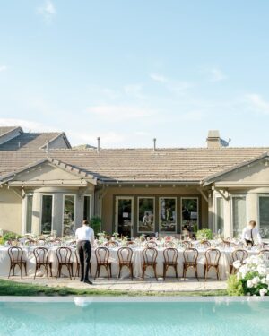 Arielle Vandenberg Instagram - I’ve always dreamed of having an intimate, backyard wedding! And two of our best friends, graciously offered their home! We wanted our wedding to be simple and sweet! And that’s exactly how it was! Bright and delicate flowers sprinkled across the tables. It definitely helped that the entire backyard had white roses in full bloom! (Gods gift saved us thousands of dollars lol). We had a deliciously unique cake that tasted of tres leches and apricot 🤤 (hands down favorite cake I’ve ever had). I’ve always wanted pizza at my wedding, so we hauled a 500 lbs pizza oven into the backyard for fresh amazing pizza! (Should have ate more that night, that’s for sure. 😂) Everyone took home Cutie cookies painted like our favorite girl, Stinky! Love was in the air as the fairy lights above our heads twinkled in the night sky and we danced the night away! ✨

Photos: @christinamcneill 
Video: @whiteinrevery 
Coordinator: @carlyraeweddings 
Dress: @chosenbykyha via @enblanc_la 
Veil: @amsale 
Glam: @afton 
Suit: @paulsmithdesign 
Catering: @madeinitalybistro 
Florals: @floretfloral 
Music: @rickyrocksdrums 
Cake: @kellygraycakes 
Cookies: @cubandcuppy 
Rentals: @lapinataparty 
Venue: @thejasonkennedy @thelaurenkennedy backyard 😍