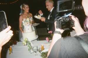 Arielle Vandenberg Instagram - These are all photos from disposable cameras we put out on the dinner tables at our wedding! This might have been my favorite idea that we did! Because look how fun they turned out! Love all these moments! The fact that all my friends were little photographers at my wedding make these photos that much more special. 🥹