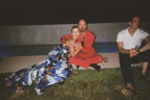 Arielle Vandenberg Instagram - These are all photos from disposable cameras we put out on the dinner tables at our wedding! This might have been my favorite idea that we did! Because look how fun they turned out! Love all these moments! The fact that all my friends were little photographers at my wedding make these photos that much more special. 🥹