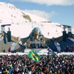 Armin van Buuren Instagram - Swipe 👉 for some moments from my Crystal Garden set at @tomorrowlandwinter ❄️ The mountains created some incredible views and the crowd was on 🔥 You can relive my set on my YouTube channel!