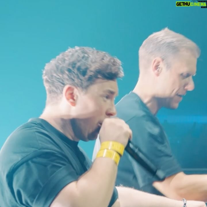 Armin van Buuren Instagram - My DESTINATION set from the Friday of A State of Trance Rotterdam is live on the @asotlive YouTube 🔥 Such a crazy two hour set with a lot of highlights like @hardwell joining me on stage to play our new collab together, and in the last thirty minutes of the set I went B2B2B with my friends @rubenderonde and @ferrycorsten 👊