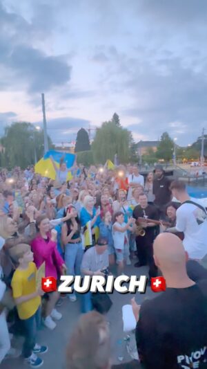 Artem Pyvovarov Instagram - 🇨🇭Zurich🇨🇭

Thank you for coming! 
We are musicians from Ukraine! We are here cause our concert have been canceled today by the local government and police. They called me nazi ! 

I hope you understand situation in our country ! We have a charity mission in the name of Ukraine! There is a difference between Ukrainian warriors and nazi 🤬 They are defending our country!!!!Not invading others! 

But we’re keep fighting for our freedom all possible ways.

I wanna say a few words to our friends. Who are not Ukrainians in the passport but Ukrainians in the heart! 
Today the whole world supports Ukraine. And  I want to thank everyone for helping us. Your support is very important. Going through a difficult time, we appreciate that a lot. Democracy and kindness must beat evil and dictatorship. Together we’ll make that happen.
We won’t give up! We won’t suffer ! Justice will prevail! Glory to Ukraine! 🇺🇦✊🏻 #pivovarov #concert #live #zurich #switzerland #артемпивоваров #концерт #швейцарія #цюрих
