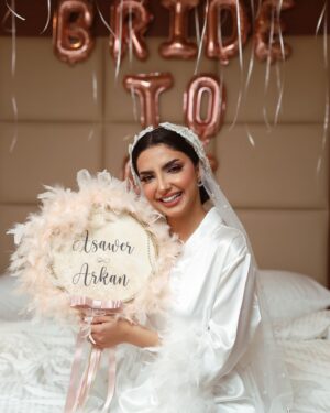 Asawer Ezzat Instagram - Bridal shower 
📸 @aya.mohammedph 
تزين البرايد @lamor.events 
@rosellabride الروب من ❤️
ميكب @shishi.safaa 
شعر @yousef_salam1