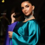 Asawer Ezzat Instagram - مر بيه عشك اخضر makeup @riyam_beeauty The dress @danida_dantella @ysrhautecouture camera @ali.mohamed8