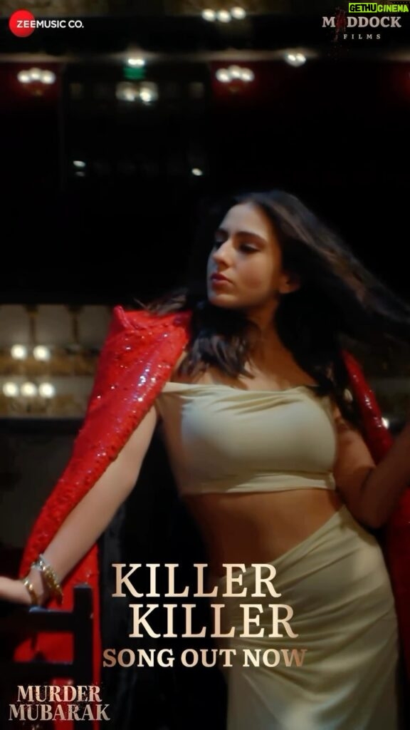 Asees Kaur Instagram - Unlock the secret of killer eyes with this qaatil tune! #KillerKiller song out now Watch #MurderMubarak, now streaming, only on Netflix! @saraalikhan95 @pankajtripathi @itsvijayvarma @therealkarismakapoor #DimpleKapadia @sanjaykapoor2500 @homster #DineshVijan @soulfulsachin@jigarsaraiya@sachinjigar @raghavworldwide @aseeskaurmusic @priyasaraiyaofficial @zeemusiccompany @maddockfilms