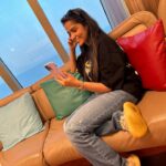 Asees Kaur Instagram – All work & no play makes Jack a dull boy !!!! 
Mandatory fun with fam on the cruise 🚢…… 

AseesKaur, family, fun, trip