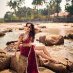 Ashi Singh Instagram - Red hot and ready to take on the ocean (or maybe just this rock for now). This dress is making waves 🌊(pun intended)! Photographer - @mirajverma_photography Makeup & Hair - @makeoverbysejalthakkar Outfit by - @jiya_fashion_designer Jewellery- @nihiraa_india X @purvabansal5 Team - @greenlight__media . . . #ashisingh #mermaidvibes #beachlife #reddress #fashiononthebeach #feelingbeautiful #oceanlove #dreamyescape #bollywood #fashion