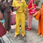 Ashleigh Murray Instagram - thank you 🩷 @mansurgavriel 🌻#nyfw