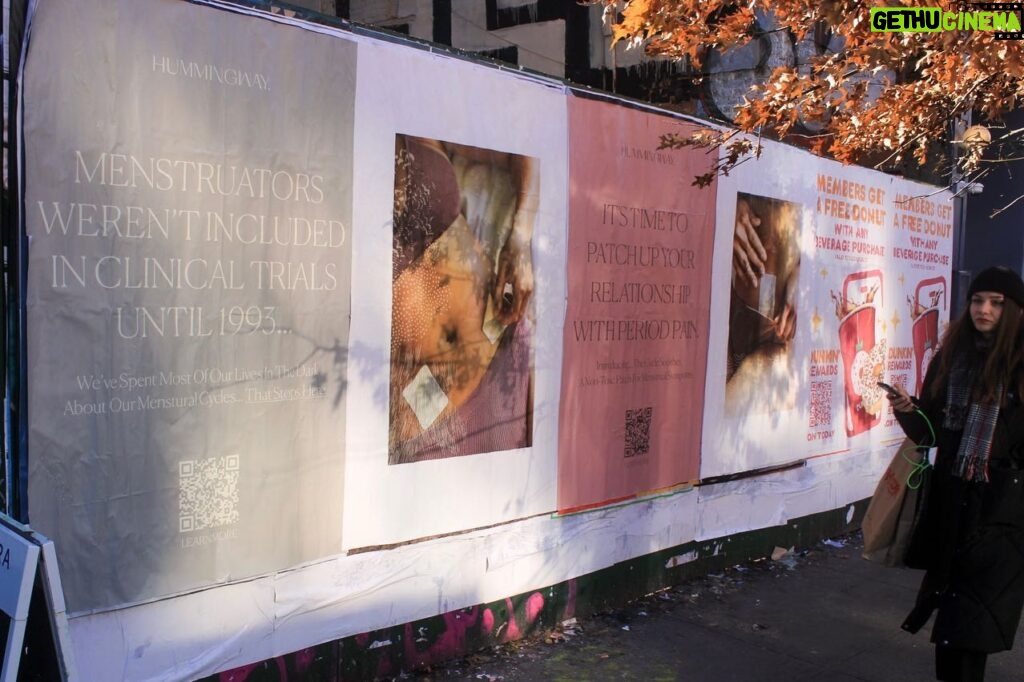 Ashley Greene Instagram - 📍Hummingway spotted on the streets of NYC! You can find us patching up your relationship with period pain all over the city this week. NYC menstruators, snap a pic, post, and tag us in it for your chance to win a year’s worth of Cycle Soother patches! Tag your NYC menstruators below to let them know what’s up! Thank you to @quan_mediagroup for partnering with us on this beautiful campaign 🤍 You can spot us at: East Village 2nd Ave btw E 2nd & E 3rd 10003 40.725087,-73.990164 Soho Canal & Lafayette 10013 40.718339,-74.000281 Williamsburg N 8th & Meeker 11211 40.715432,-73.952214 Soho Houston btw Mulberry & Mott 10012 40.724794,-73.994656 NYC Upper East Side 2nd Ave & E 72nd St 10029 40.7683732461015,-73.9588631732294 Upper East Side E 85th St & 1st Ave 10075 40.776366,-73.950247 Williamsburg Wythe & N 11th 11249 40.721565,-73.958187 Soho Prince & Broadway 10012 40.724176,-73.997916 East Village 2nd Ave & E 9th St 10003 40.729317,-73.987251 Upper East Side 1st Ave & E 79th St 10075 40.772271,-73.952332