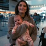 Ashley Greene Instagram - Baby girl handled her first international flight like a champ! #travelwithbaby