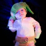 Ashley Greene Instagram - Our wise little Baby Yoda Kingsley - we can't wait to see what you teach us next #halloween #babyyoda #imobsessedwithyou