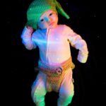 Ashley Greene Instagram - Our wise little Baby Yoda Kingsley - we can't wait to see what you teach us next #halloween #babyyoda #imobsessedwithyou