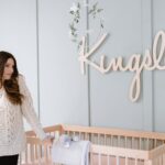 Ashley Greene Instagram - 💫 Kingsley's Nursery Reveal 💫 We wanted a calm, inviting environment with lots of natural light and wood. Big thank you to @mp_james_design for helping bring that vision to life. Can't wait to see little girl grow up in here. PS- the @newtonliving mattress is made to be used without a sheet. We just used one for the photo. The mattress is actually breathable if your face is pressed against it and very safe for baby. #nurserydesign #nurseryreveal