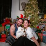 Ashley Greene Instagram - Christmas was a success. And yes - the last photo is of us in a Santa clause for dogs photo.... she loved it.