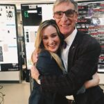 Ashley Johnson Instagram - I got to work with @billnye on @nbcblindspot. I was incredibly excited to meet him, let alone work with him. He completely exceeded my expectations. I’d heard he was “kind of” smart, pretty funny and just an all around nice guy. We got to do a lot of scenes together and I loved working with him. He’s an incredible actor on top of all these other things and I basically just wanted to hug him all day. And I did. Another fun fact about Bill, is that he really likes Pecan Sandies cookies. We ate a lot of them.