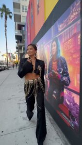 Ashley Park Instagram - blame it on my 🧃 #JoyRideMovie