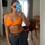 Ashley Park Instagram - vitamin c scenes 🍊🥭🍈 (last slide is first time I’ve tried mini melon filled with port… didn’t even know that was a thing?!). thanks to @unicef efforts and @tommy_chiabra support to prioritize climate change 🧡