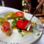 Ashley Park Instagram - burrata cosplaying as a tomato, chocolate as a feather, and some other petite noms and europe cuties this week