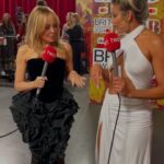 Ashley Roberts Instagram - Until next year @brits 🖤 Had a blast working w @thisisheart Life goals moment w Miss Kylie ✔️ Styled @thomasgeorgewulbern Hair @hairbylinus Make up @louboxy Shot by @the.twins.shot.this Thanks to @rosewoodlondon @michaelbonsor 🫶🏼