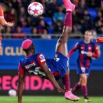 Asisat Oshoala Instagram – Football is an ART.  Enjoyed that one 😘#ChampionsLeagueNight #Alhamdulilah