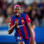 Asisat Oshoala Instagram - Football is an ART. Enjoyed that one 😘#ChampionsLeagueNight #Alhamdulilah