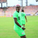 Asisat Oshoala Instagram - Alhamdulilah ….unto the next round 🙏🏾🙏🏾🇳🇬🇳🇬🇳🇬