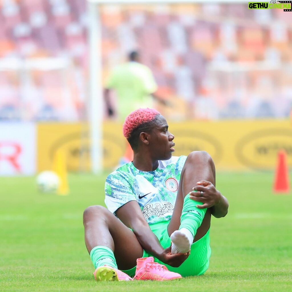 Asisat Oshoala Instagram - Alhamdulilah ….unto the next round 🙏🏾🙏🏾🇳🇬🇳🇬🇳🇬