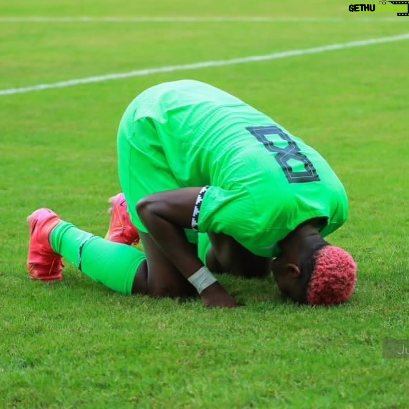 Asisat Oshoala Instagram - Alhamdulilah ….unto the next round 🙏🏾🙏🏾🇳🇬🇳🇬🇳🇬