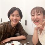 Atsuko Maeda Instagram - . 久々あつみなで過ごした一日☀︎ 間にはプライベートではじめましてのクロちゃんが来てくれて🧚‍♀️おちびさんがクロちゃん大好きになってました😂👏 クロみなありがとう🫶🏻 ちなみに2人とも偶然 #アメリヴィンテージ ❤️