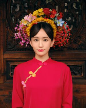 Atsuko Maeda Instagram - .
中国の泉州を訪れ、「簪花」という伝統的な風習に触れました💐💐
地元の人々は皆、「今生の簪花は、来世の美しさを約束する」と語っていました☺️素敵💓💓

#中国 #泉州 #前田敦子中国日記