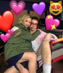 Audrey Whitby Instagram - Don’t mess with me or my valentine. 😈🥰 I love you @joeybragg. Always have always will.