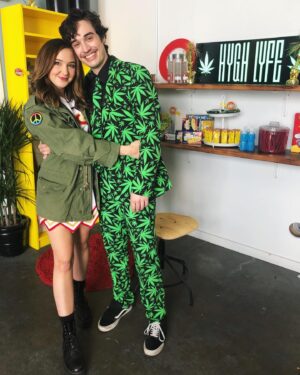 Audrey Whitby Instagram - In honor of America’s Sweetheart Joey Bragg’s ABC debut, here is a very ‘network appropriate’ photo of us. 🎉 

Watch Call Your Mother tonight at 9:30 on ABC!