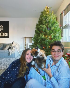 Audrey Whitby Instagram - Wishing everyone a happy holiday season and a scratch in the face. 🥰❤️