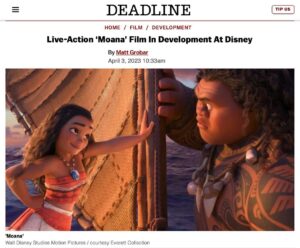 Auli'i Cravalho Instagram - … this one has been whispered about for years! ✨ Moana has had such a profound impact on how we think of Disney princesses. Moana’s strength and perseverance are inspiring—to audiences around the world, to me and to everyone who helped bring her to life. ❤️🙏🏼 I’m looking forward to sharing her story in a whole new way. Eō #Moana!! 🌀
