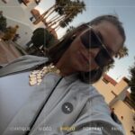 Aurélie Van Daelen Instagram - 🪩⚡️ Tout ce que j’aime dans cette série de 📸 1 / Cette tenue de 🔥 @stellanovacopenhagen #publicité 2/ this gurl got an attitude 😉 3/ je dors ici, vous avez vu la vue ? 4/ je suis généreuse voici la réf : @yslbeauty LOVESHINE : 44 nude lavalliere 5/ ces cactus OMG 🌵je veux le même chez moi 6/ Zoom sur la tenue (pcq je l’aime trop) et vous ? on en parle de ce qu’Amandine dit ?! 🤣 7/ j’ai 289 photos de vue dans ma pellicule 😏 8/ la photo en question 9/ un petit selfie of course c’est la baaase