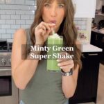 Autumn Calabrese Instagram – Happy St. Patrick’s Day! 💚☘️ Don’t just wear
green, drink your greens with my refreshing Minty Green Super Shake! 🥤🌱 Let’s celebrate with a healthy twist and toast to a vibrant day ahead! 🥳

Check out the recipe below!

Serves: 1 
Total Time: 5 min.
Container Equivalents (per serving): 1💚, 1❤️, 1/2💙, 1🥄

Ingredients
– ½ cup frozen cauliflower rice
– ¾ cup / 180 ml unsweetened coconut beverage
– ½ cup / 120 ml cold water
– ½ cup / 80 g frozen chopped spinach
– 1 scoop Snickerdoodle Shakeology
– ¼ cup / 25 g fresh mint leaves
– 1 tsp. pure vanilla extract
– 5 drops pure mint extract (or to taste)
– 1 pinch sea salt (or Himalayan salt)
– 2 Tbsp. coconut whipped cream

Directions
1. Add coconut beverage, water, spinach, Shakeology, mint, maple syrup, extracts, and salt to a blender; cover. Blend until smooth.
2. Pour into a glass; top with whipped cream.

#PortionFix #FIXATE #MintyGreenSuperShake #HappyStPatricksDay #goodmoodfood
