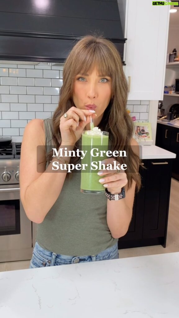 Autumn Calabrese Instagram - Happy St. Patrick’s Day! 💚☘️ Don’t just wear green, drink your greens with my refreshing Minty Green Super Shake! 🥤🌱 Let’s celebrate with a healthy twist and toast to a vibrant day ahead! 🥳 Check out the recipe below! Serves: 1 Total Time: 5 min. Container Equivalents (per serving): 1💚, 1❤️, 1/2💙, 1🥄 Ingredients - ½ cup frozen cauliflower rice - ¾ cup / 180 ml unsweetened coconut beverage - ½ cup / 120 ml cold water - ½ cup / 80 g frozen chopped spinach - 1 scoop Snickerdoodle Shakeology - ¼ cup / 25 g fresh mint leaves - 1 tsp. pure vanilla extract - 5 drops pure mint extract (or to taste) - 1 pinch sea salt (or Himalayan salt) - 2 Tbsp. coconut whipped cream Directions 1. Add coconut beverage, water, spinach, Shakeology, mint, maple syrup, extracts, and salt to a blender; cover. Blend until smooth. 2. Pour into a glass; top with whipped cream. #PortionFix #FIXATE #MintyGreenSuperShake #HappyStPatricksDay #goodmoodfood