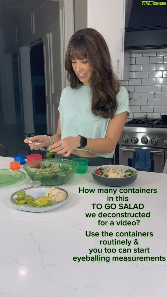 Autumn Calabrese Instagram - Was I right? If you follow the container system, how often do you still use them to make sure you’re accurate in your portion sizes? I’ll still use them a few times a month to make sure I’m track. In doing so, I can eyeball just about anything and tell you how many servings are in it. #portionfix #4weekgutprotocol #balancedmacros