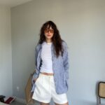 Ava Michelle Instagram - farmers market in @uniqlousa linen 🍓🥑💐 #UNIQLO #LifeWear