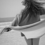 Ava Michelle Instagram - sweaters on the beach >