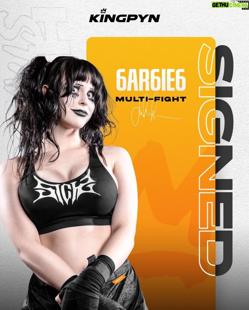 Avery Quinn Pongracz Instagram - IT’S OFFICIAL!✍️ We’re thrilled to announce @6ar6ie6 has signed a multi-fight deal with @kingpynboxing 🔥 Barbie will be making her influencer boxing debut on Kingpyn’s High Stakes Tournament! Barbie is here to finally prove how formidable she is in the ring. As the sixth female to be announced for the High Stakes Tournament, Barbie aims to take the Kingpyn title to kick start her career! 🏆 Who do you want to see Barbie fight? #kingpyn #highstakes #barbiethreesix