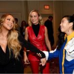Awkwafina Instagram - WHEN IN THE PRESENCE OF QUEENS... @mariahcarey @brielarson @variety #powerofwomen