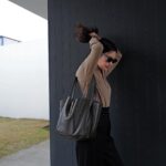 Aya Omasa Instagram - #今日の絢服 段々春が近づいてきたかな？🌸 tops #milaowen glasses #gentlemonster ✖️#maisonmargiela bag #YSL #サンローラン #pr