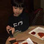 Ayesha Takia Instagram – lol pizza maker enjoying his pizza😍😍😍😍😍 #MikailAzmi @chaicoffi 😍😍😍