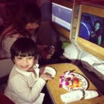 Ayesha Takia Instagram - Thanku @emirates for the sweetest cabin crew making Mikail feel so special on his fifth birthday😍❤️