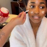 Ayo Edebiri Instagram - thank you @skii.usa and @danadelaney for getting my skin Met Gala ready #skiipartner 👼🏾